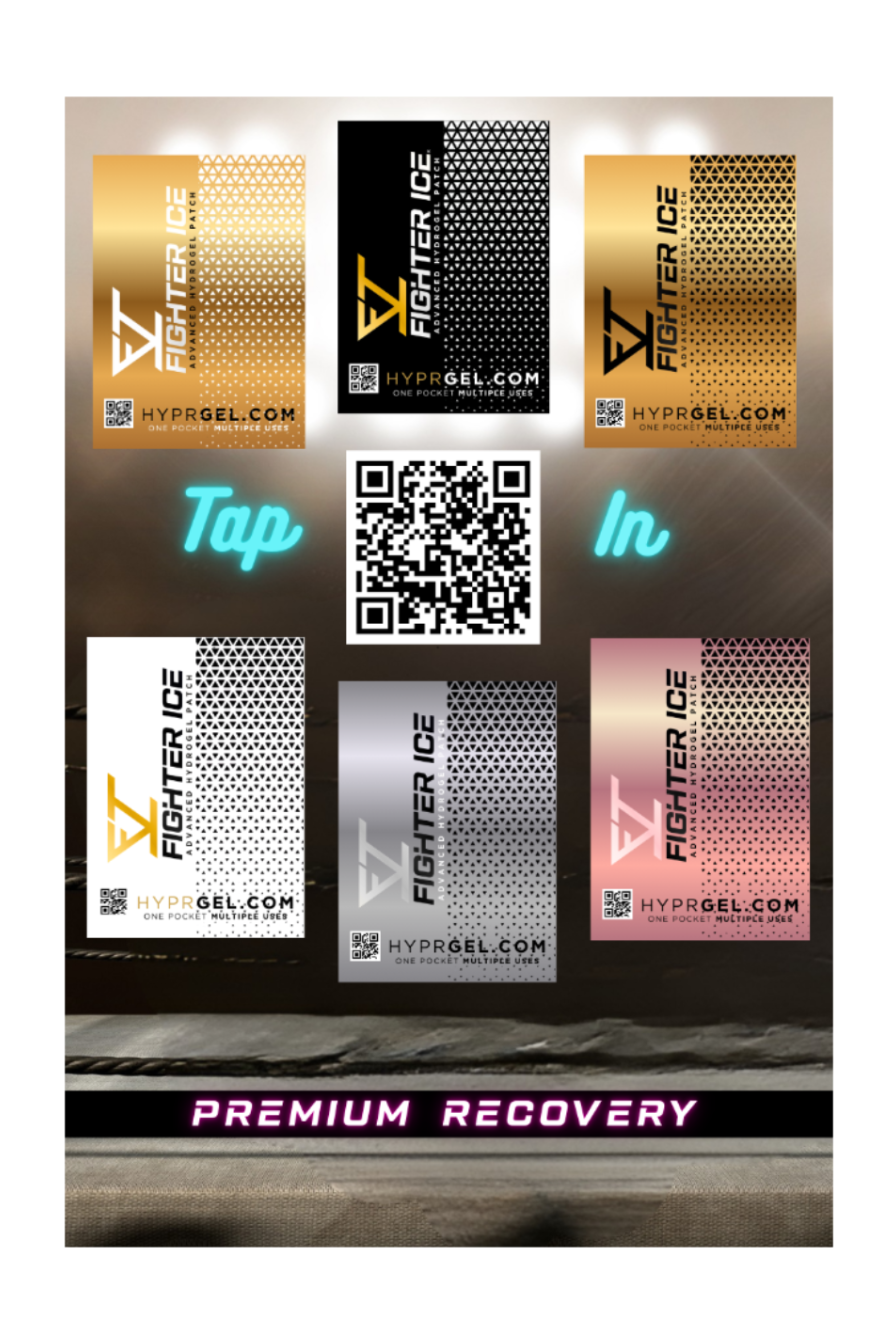 SIX-PACK Fighter-Ice Recovery Patch. Plus Six Ice Packs