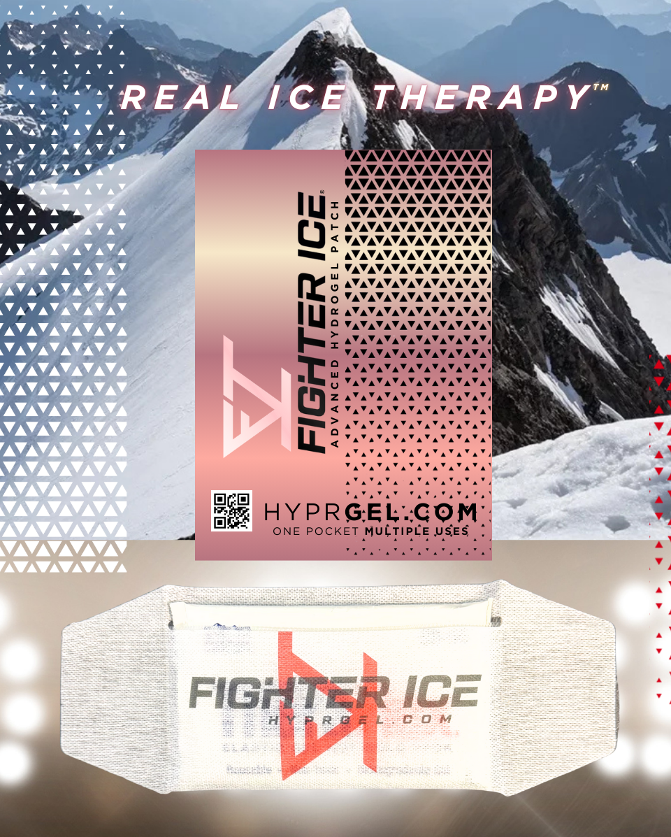 NEW!                    Fighter-Ice Recovery Patch PLUS Free TheraFlex Ice-pack.