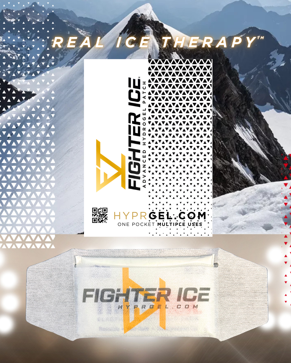 NEW!                    Fighter-Ice Recovery Patch PLUS Free TheraFlex Ice-pack.