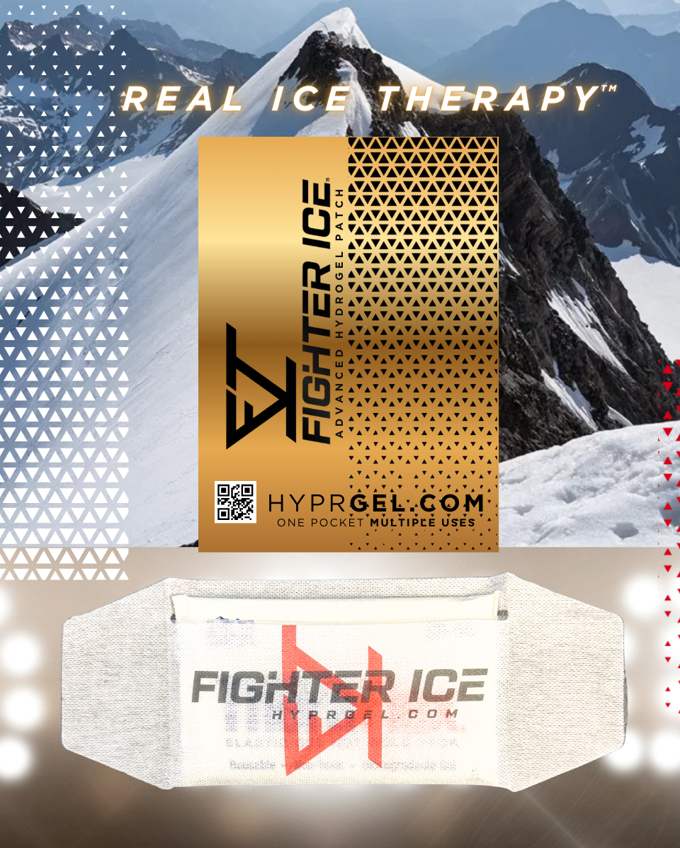 NEW!                    Fighter-Ice Recovery Patch PLUS Free TheraFlex Ice-pack.