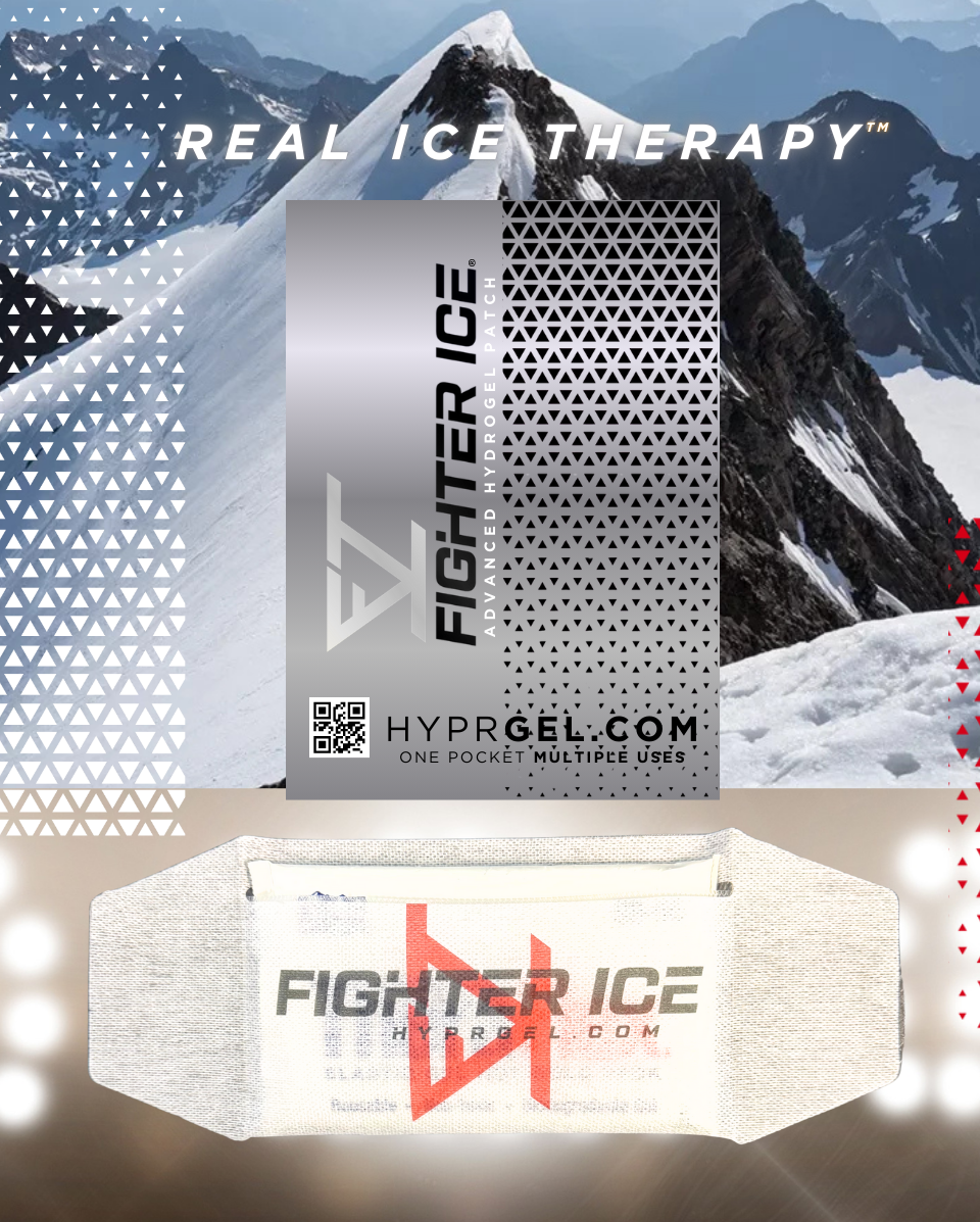 NEW!                    Fighter-Ice Recovery Patch PLUS Free TheraFlex Ice-pack.
